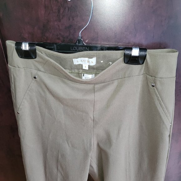 LAURA pull-on slim leg ankle pant - Picture 3 of 6